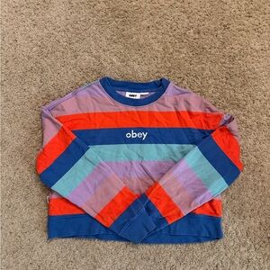 Obey Women’s Color Block Sweatshirt